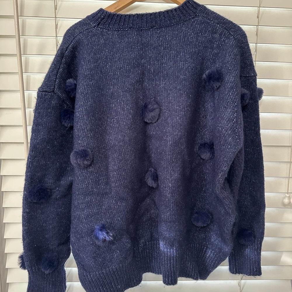Zara Pom Pom Sweater - Picture 2 of 4